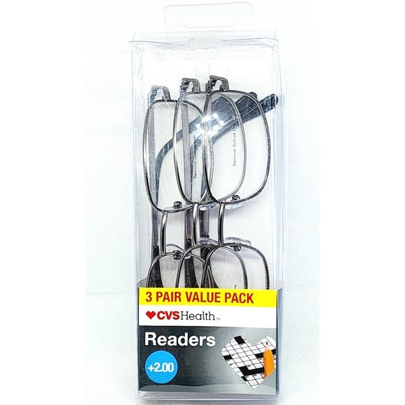 CVS Health Other 28 Cvs 3 Pair Value Pack Jacob 20 Gun Metal Gray